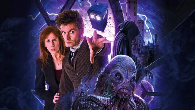 David Tennant and Catherine Tate faced squidy aliens and Death itself in The Tenth Doctor Adventures Volume 1 (c) Big Finish Productions Doctor Who