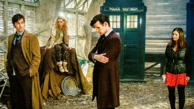 David Tennant and Matt Smith, but featured the return of the queen of the 21st century Doctor Who companions, Billie Piper (c) BBC Studios