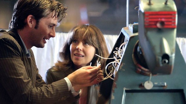 Sarah Jane and K9 were the first classic Doctor Who companions to return in the new era (c) BBC Studios School Reunion