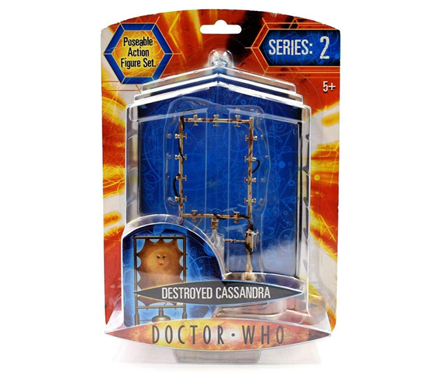 Reportedly Russell T Davies' favourite Doctor Who action figure - Destroyed Cassandra (c) Character Options New Earth