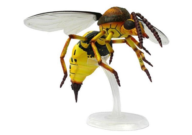 The gigantic Vespiform toy was one of the Collect-and-Build Doctor Who action figures (c) Character Options The Unicorn and the Wasp